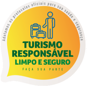 A sticker that says turismo responsavel limpo e seguro