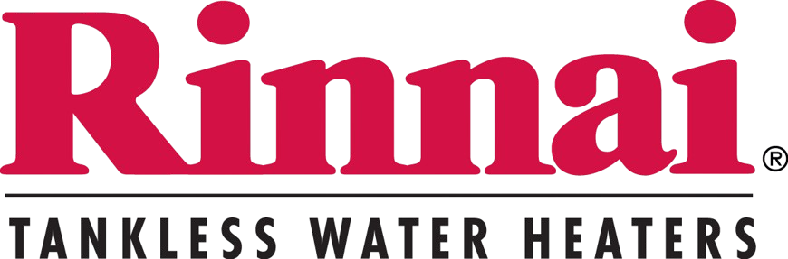 Rinnai logo with the text 
