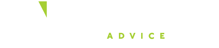 Green triangle with 