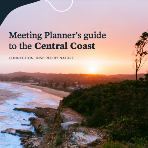 Content production for the business and event tourism guide to the Central Coast of NSW.