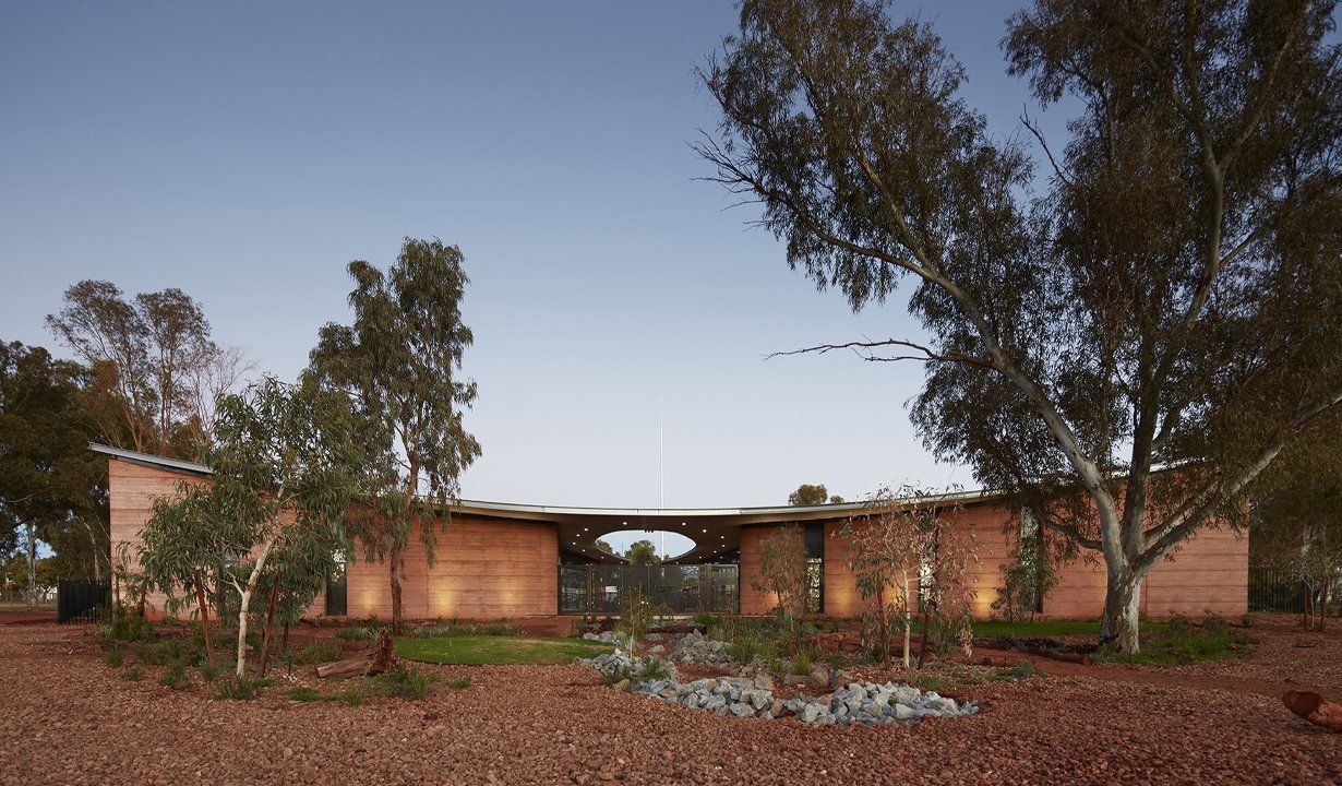 Inside PAMS Indigenous Healthcare Hub in WA's Western Pilbara that won the 2021 D+Good Design Australia Sustainability Prize for architects Kaunitz Yeung.