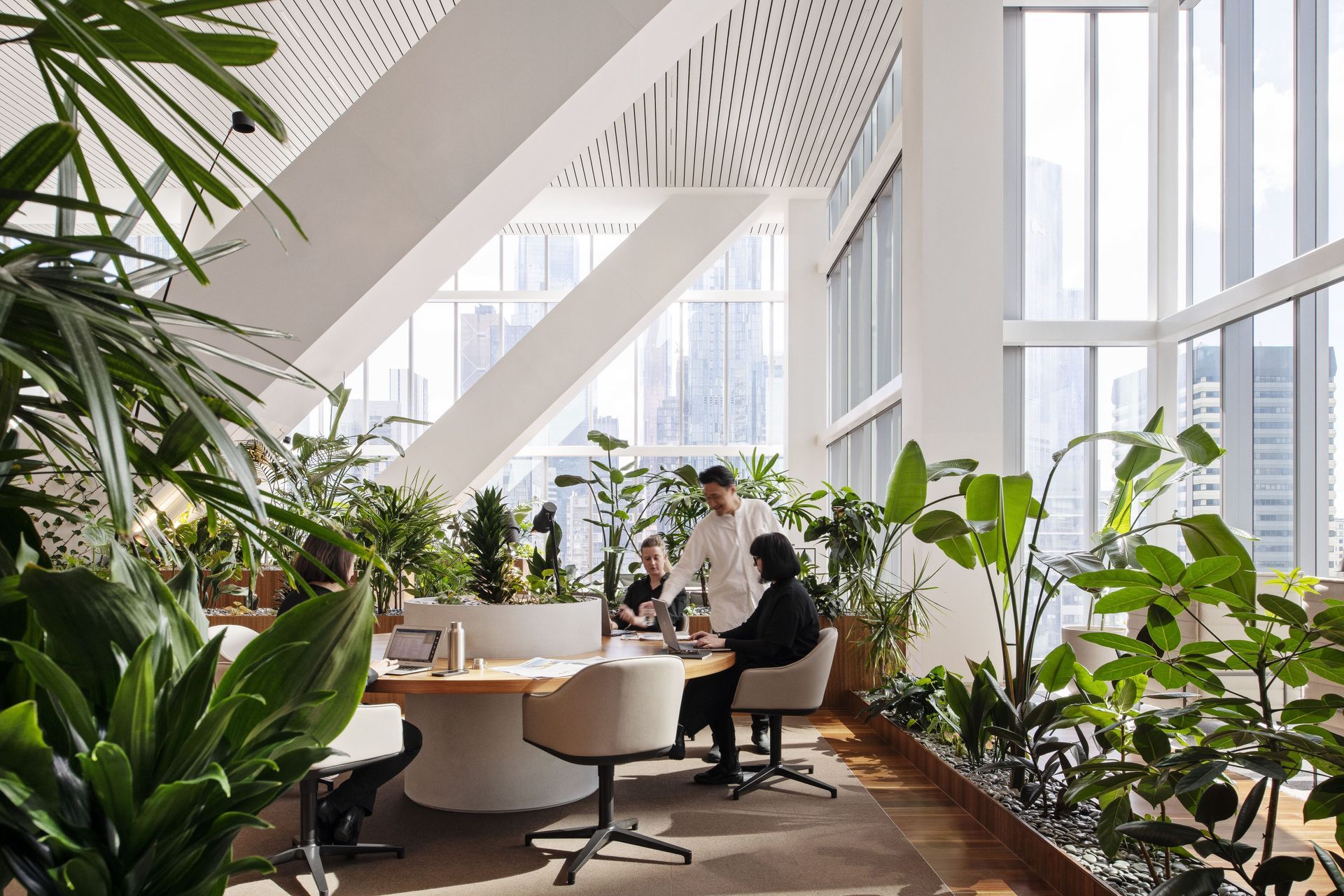 NAB Place Melbourne Workplace Interior by global architecture practice Hassell.