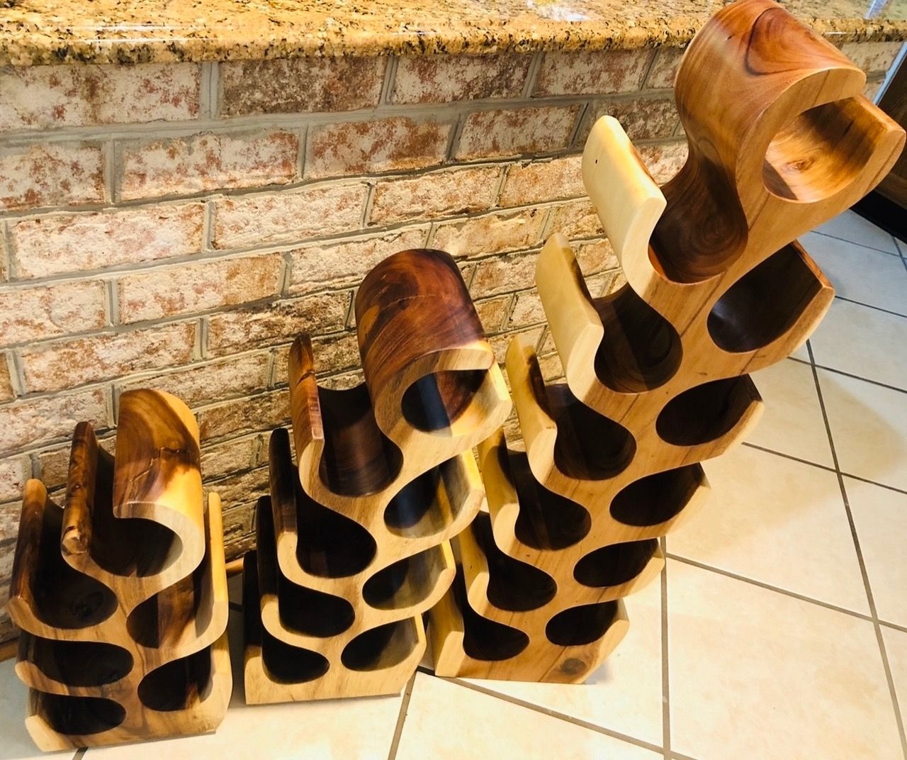 Acacia Wood Wine Rack | ethenial.com