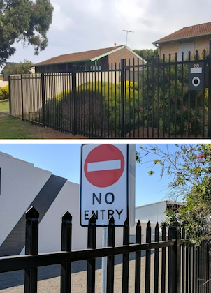 Security Fencing In Townhouse Complex — Rearden Fencing Pty Ltd in Toronto, NSW
