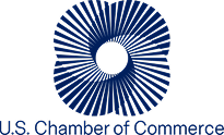 U.S. Chamber of Commerce blue circular logo with text