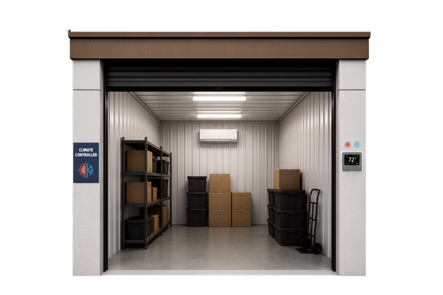 Climate-controlled storage units in Belleville, IL