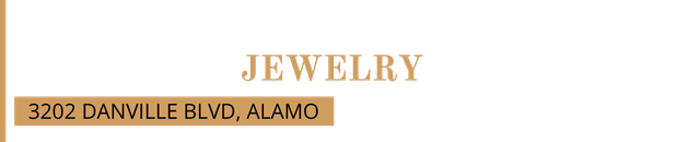 Jewelry sign with address label: 3202 Danville Blvd, Alamo