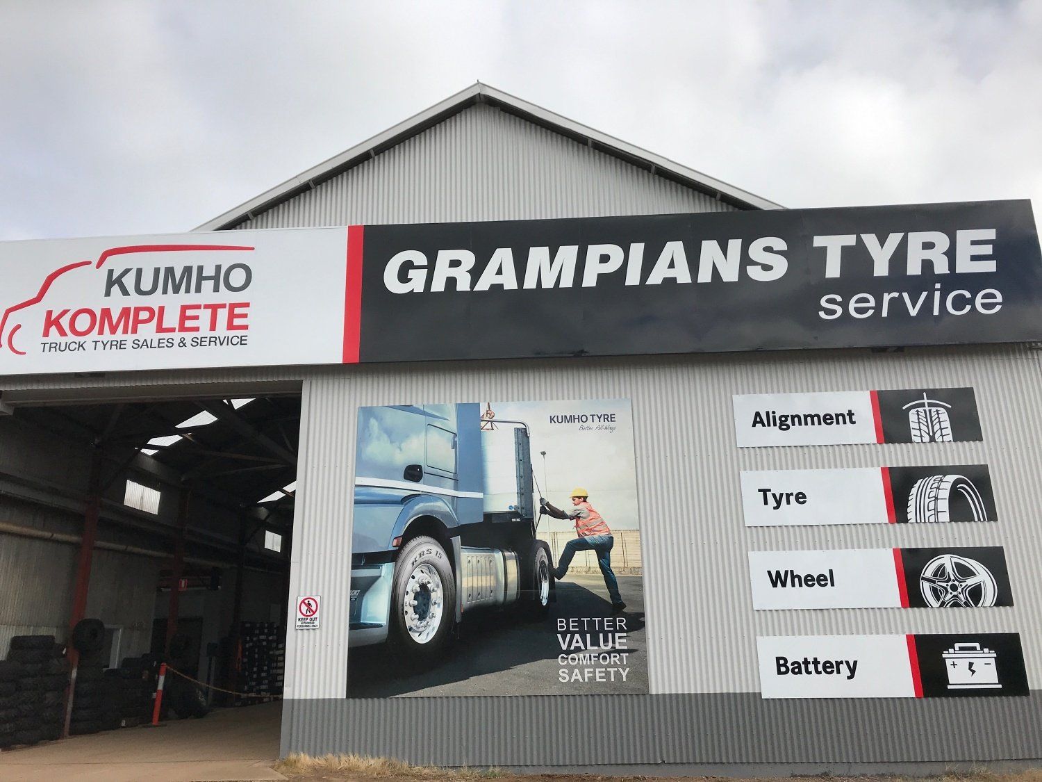 miami tyres from the outside
