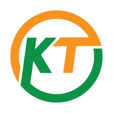 Orange and Green K&T Excavating Inc. Submark.