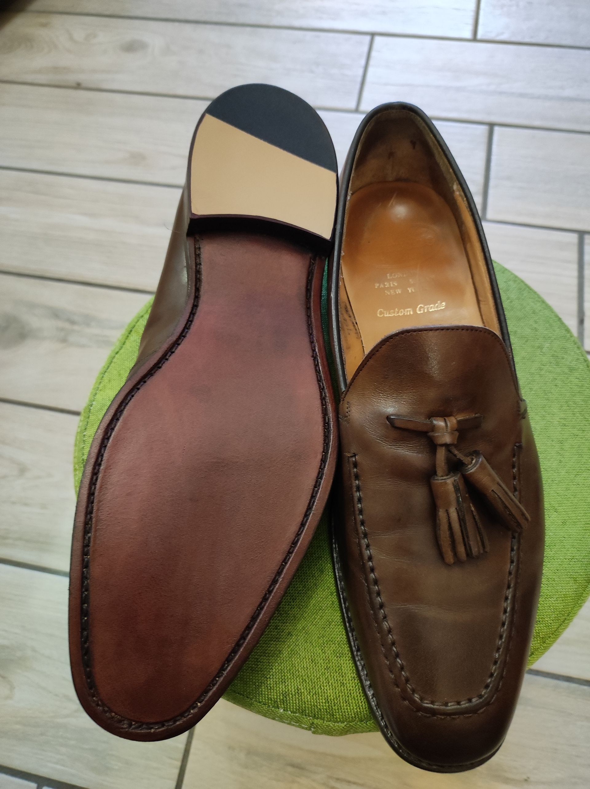Risuolatura completa di scarpe con costruzione Goodyear