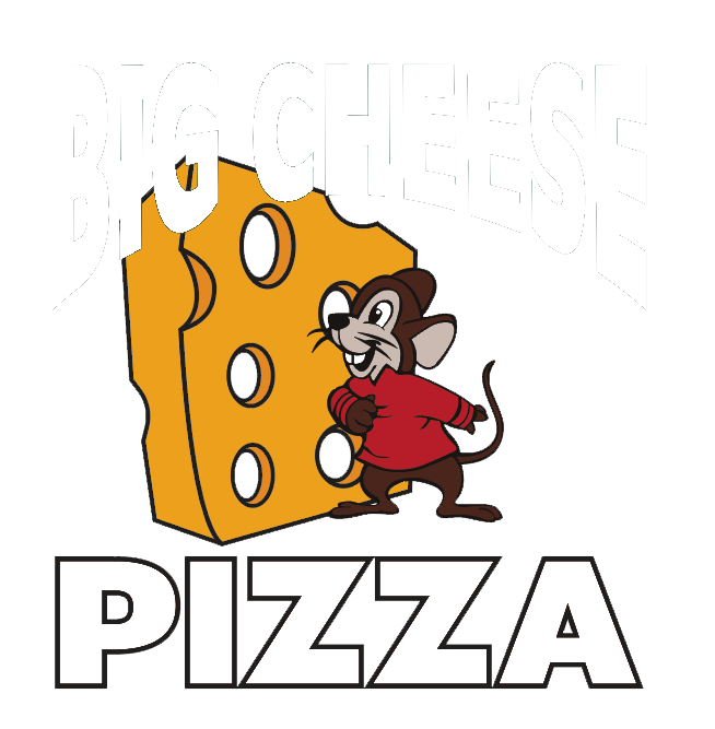 Mouse in a red shirt next to a wedge of cheese; text reads