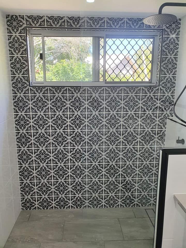 Large Modern Bathroom Interior — Bathroom Renovations in Townsville, QLD