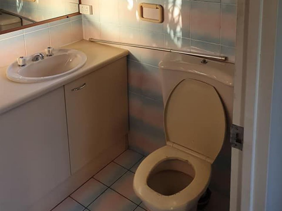 Before bathroom renovation — Bathroom Renovations in Townsville, QLD