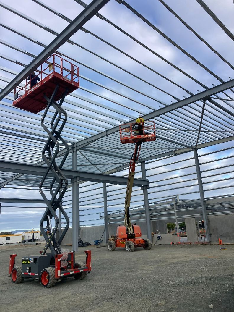 Steel Studs Frame a Spacious Commercial Structure — Commercial Builder in Townsville, QLD