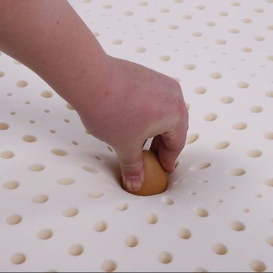 Egg test on bed