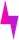A pink and purple lightning bolt icon against a white background.