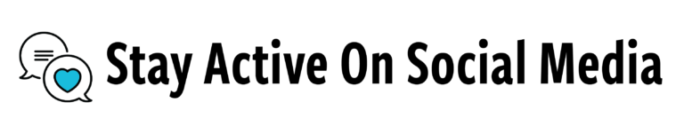stay active on social media