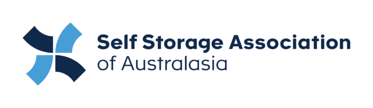 a logo for the self storage association of australasia