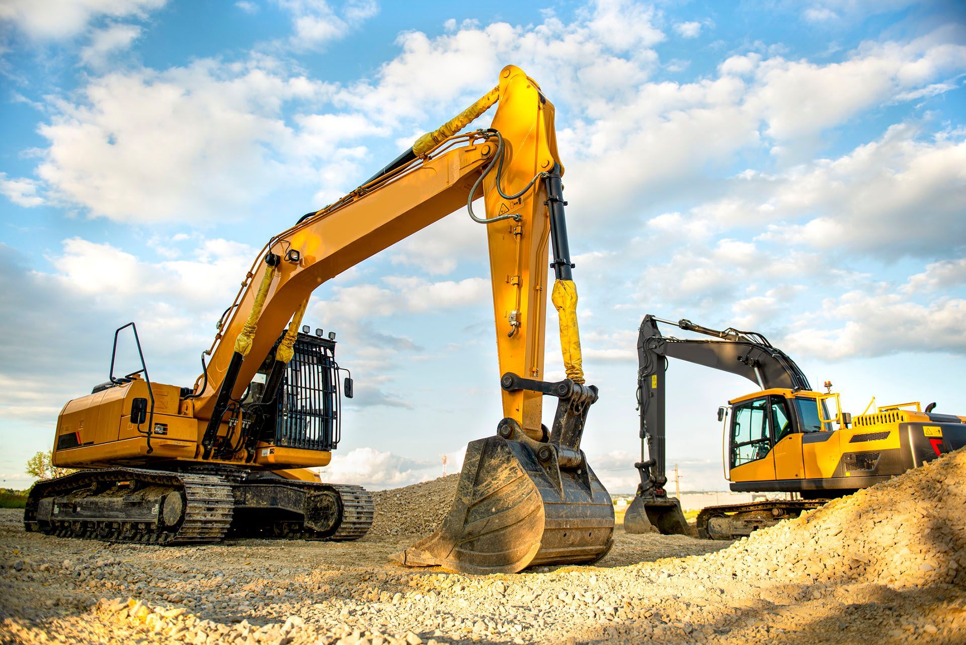 Two Excavators — Bulverde, TX — Bobby Georg Construction Inc