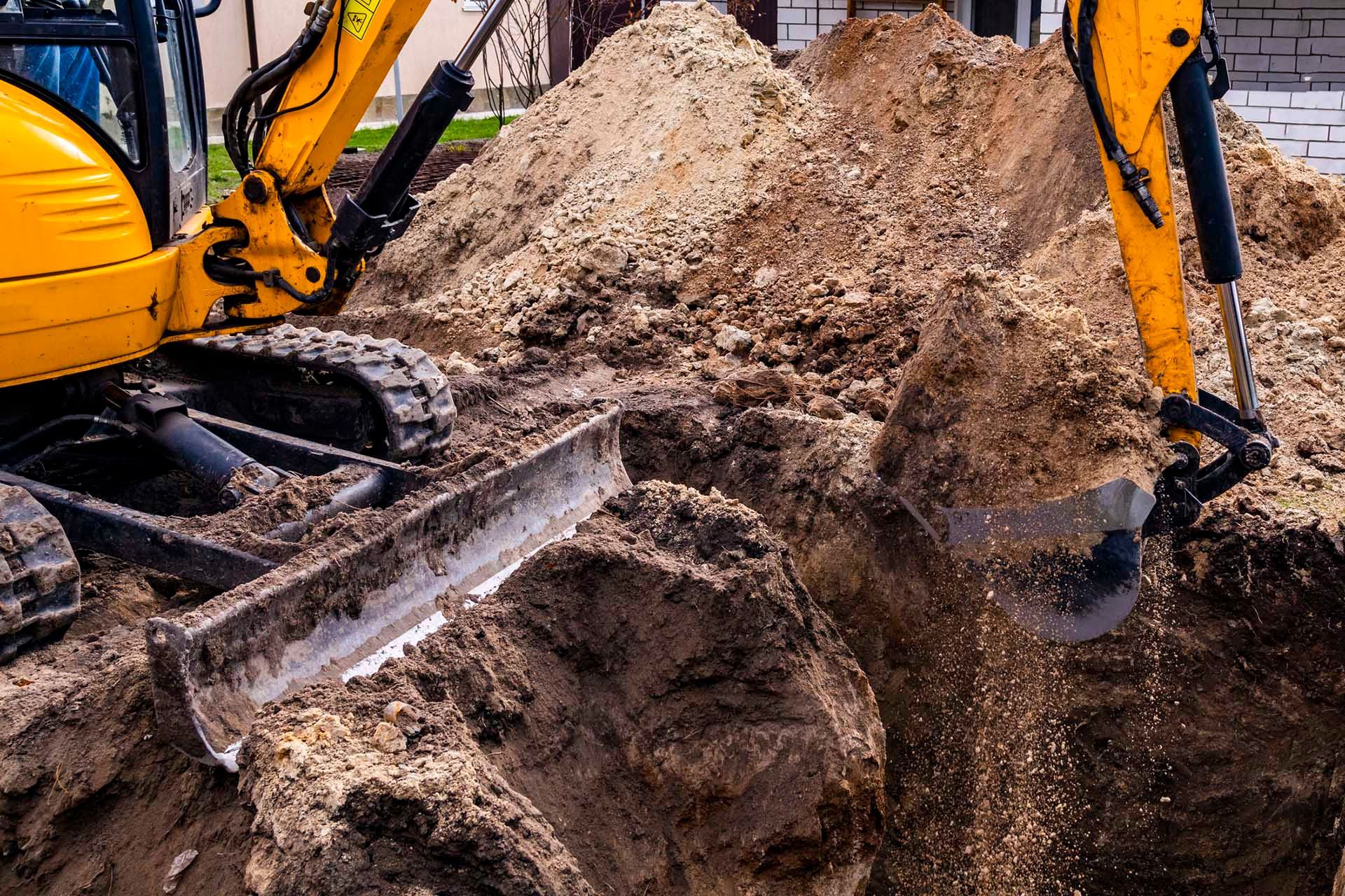Small Excavator — Bulverde, TX — Bobby Georg Construction Inc