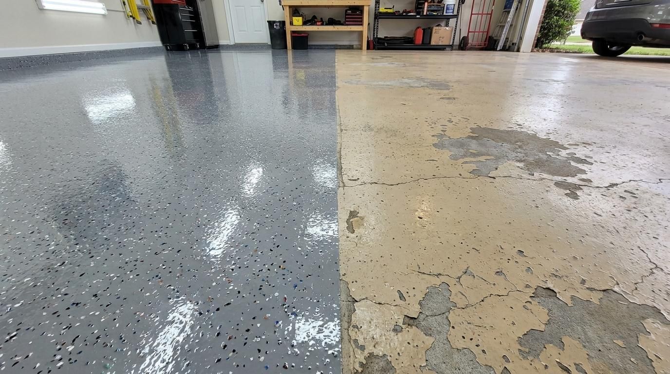 Garage floor coating options ranked best to worst