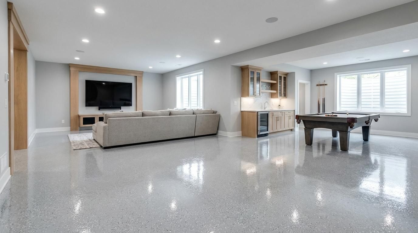 Basement coating systems built for moisture and heavy use