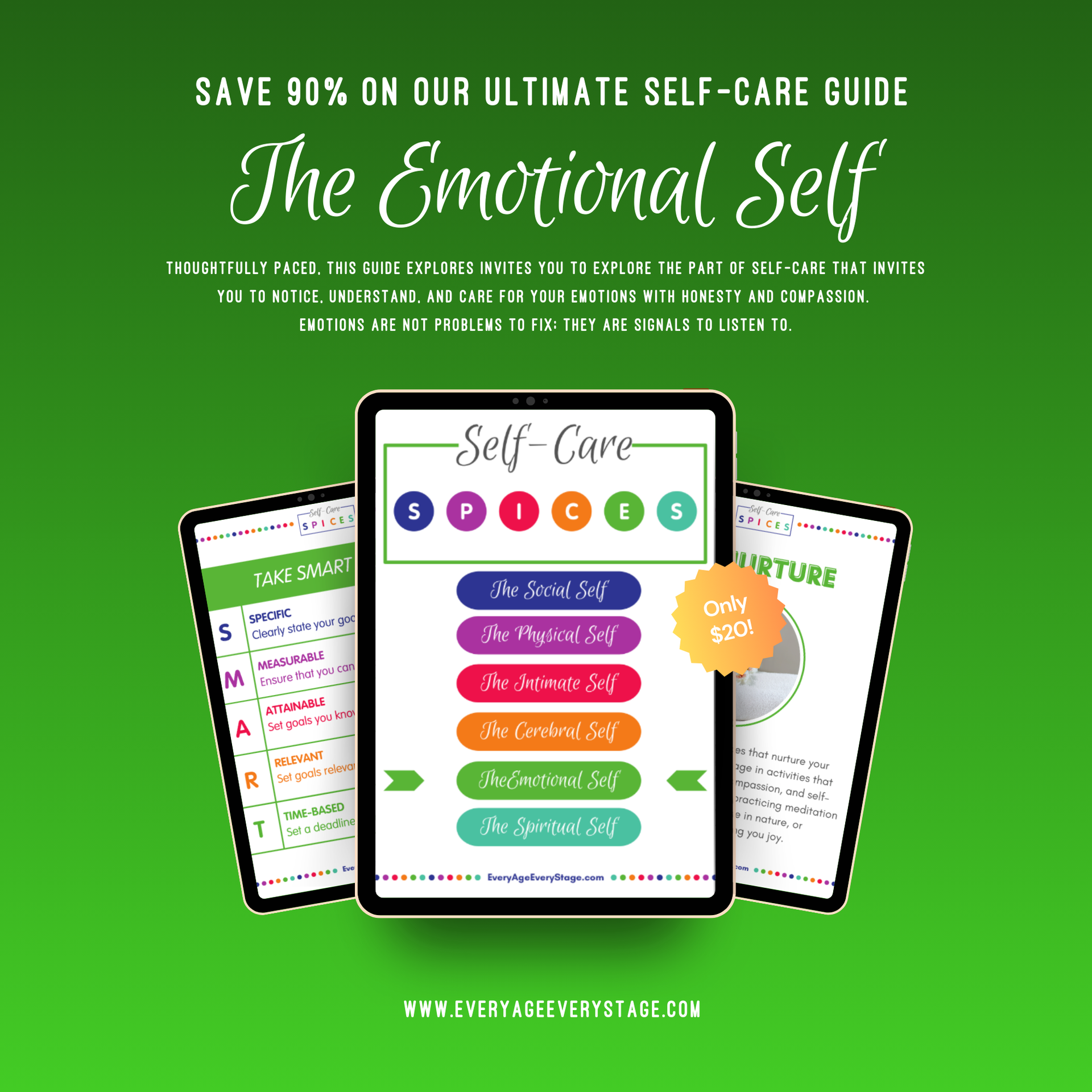 The Emotional Spice Self-Care Workbook - Emotional Intelligence and Healing