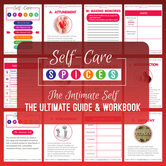 The Intimate Spice Self-Care Workbook - Emotional Intimacy and Authentic Connection