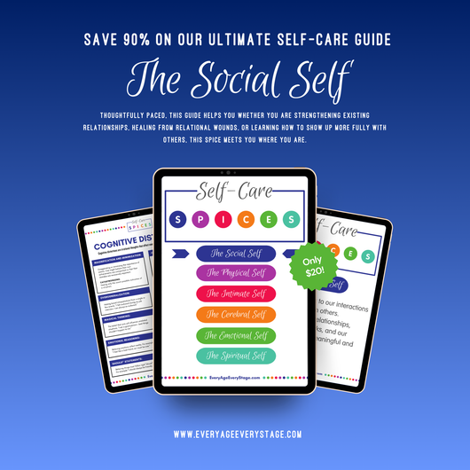 The Social Spice Self-Care Workbook - Social Wellbeing and Healthy Relationships