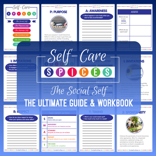 The Social Spice Self-Care Workbook - Social Wellbeing and Healthy Relationships