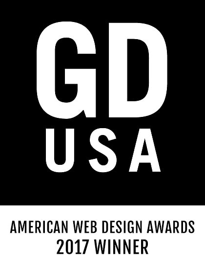 GD USA logo, white letters on black background. 