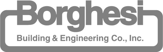 Logo for Borghesi Building & Engineering Co., Inc. The name is in a stylized font, inside a rectangle.