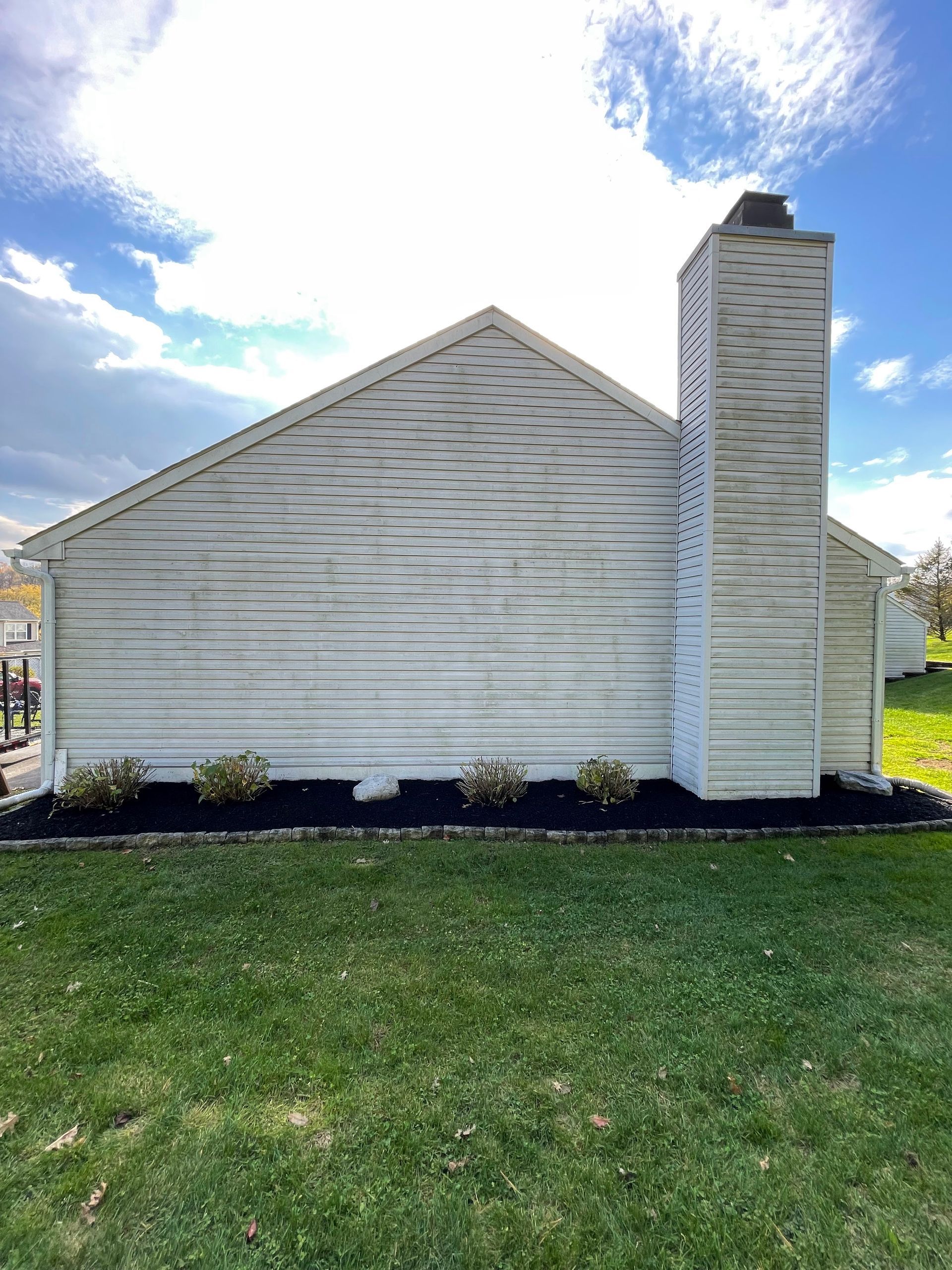 Before Pressure Washing House Siding