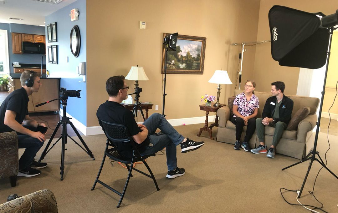 Dan Weerts Creative on a video shoot
