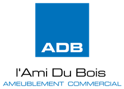 Un carré bleu avec le mot adb dessus.