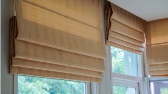 Automatic Roman blinds