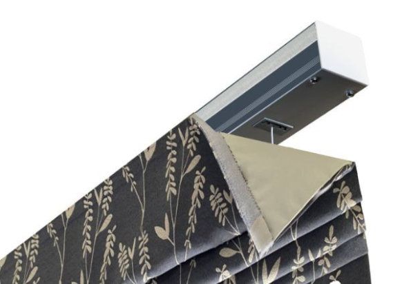 Electric Roman Headrail Electric roman blinds Headrails
