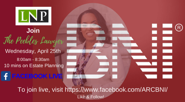 BNI Presentation - 10 Mins on Estate Planning