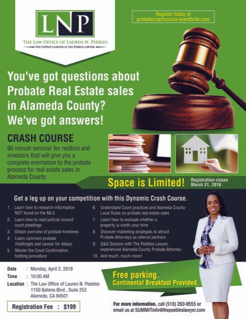 Probate Real Estate Sales