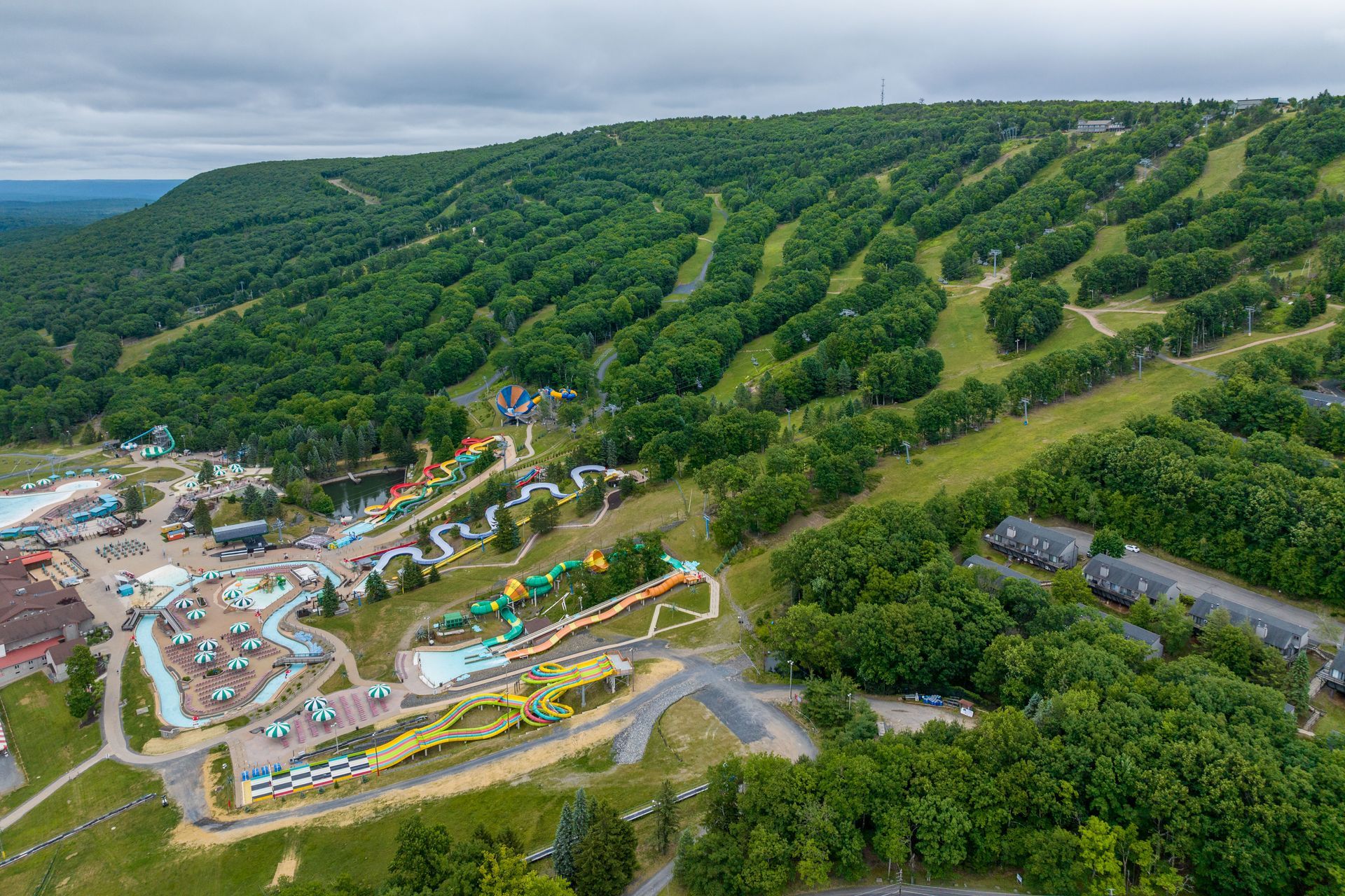Aerial photo of Camelback by Pocono Drone Photography
