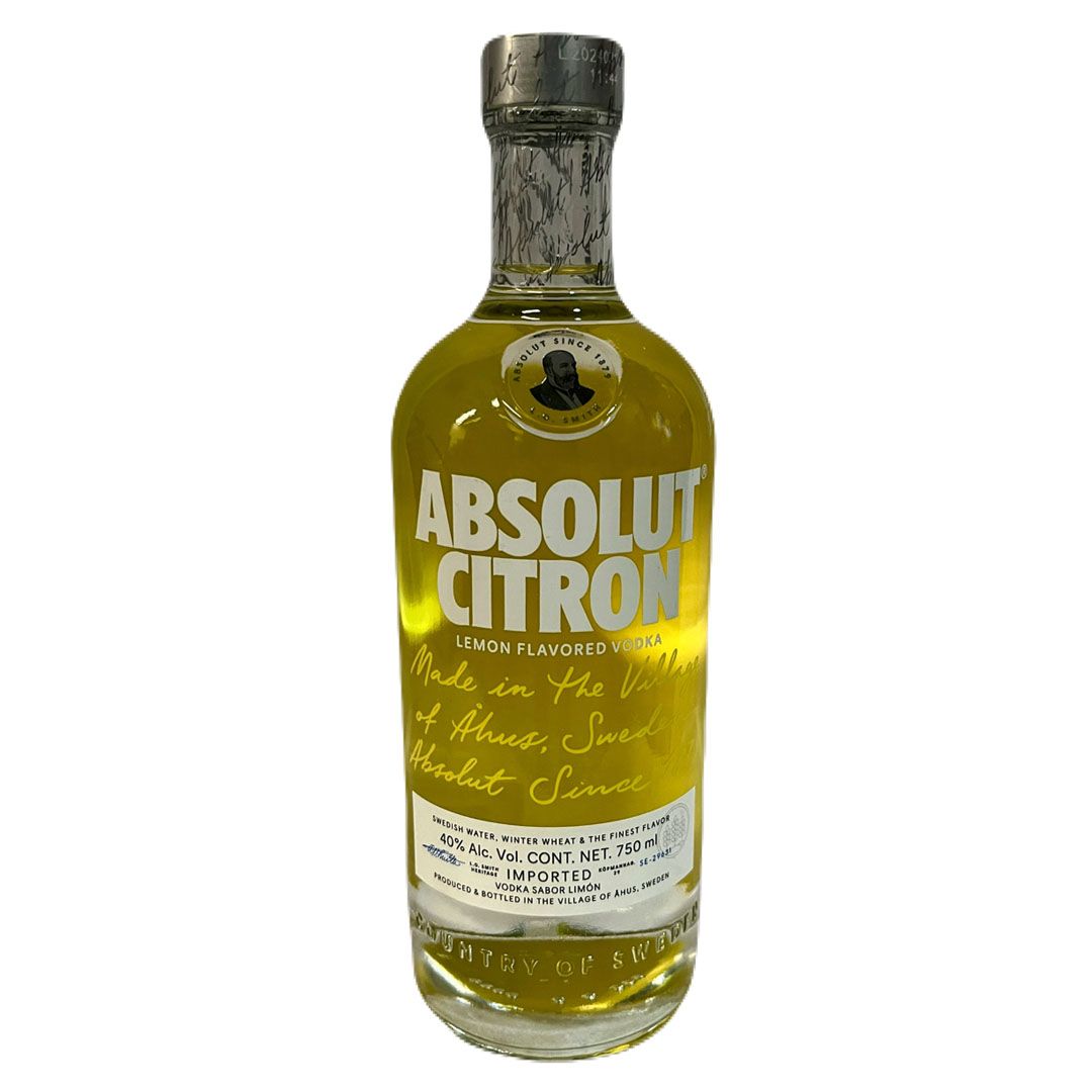 Vodka Absolut Citron 750ml