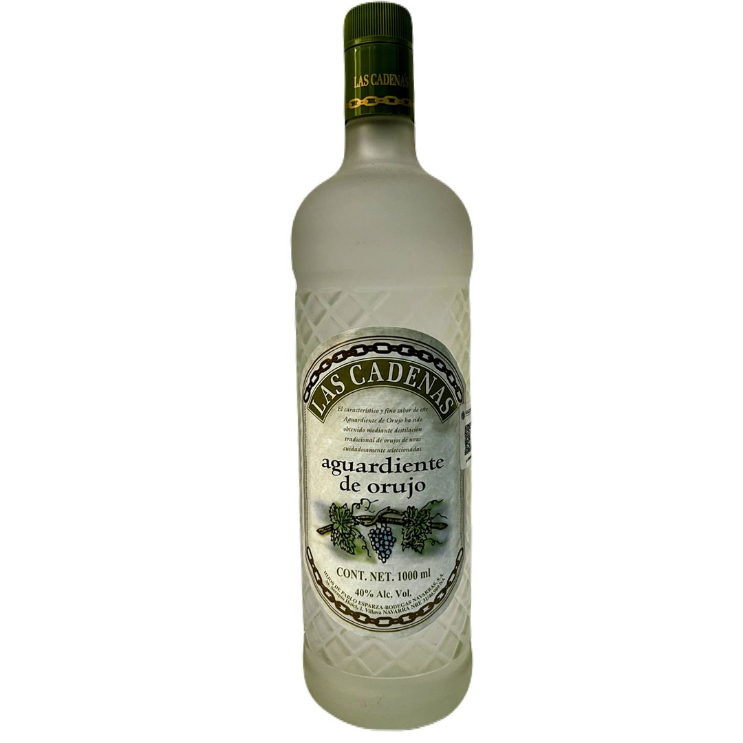 Licor de Aguardiente Las Cadenas Orujo Blanco 1L