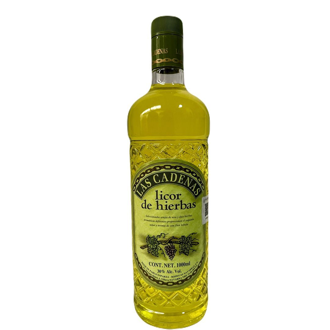 Licor de Aguardiente Las Cadenas Orujo de Hierbas 1L