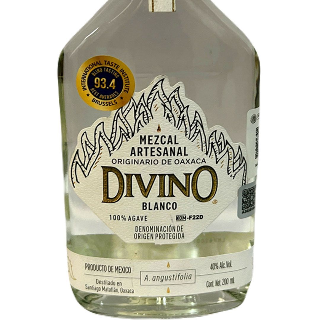 Mezcal Divino Joven Blanco 200ml