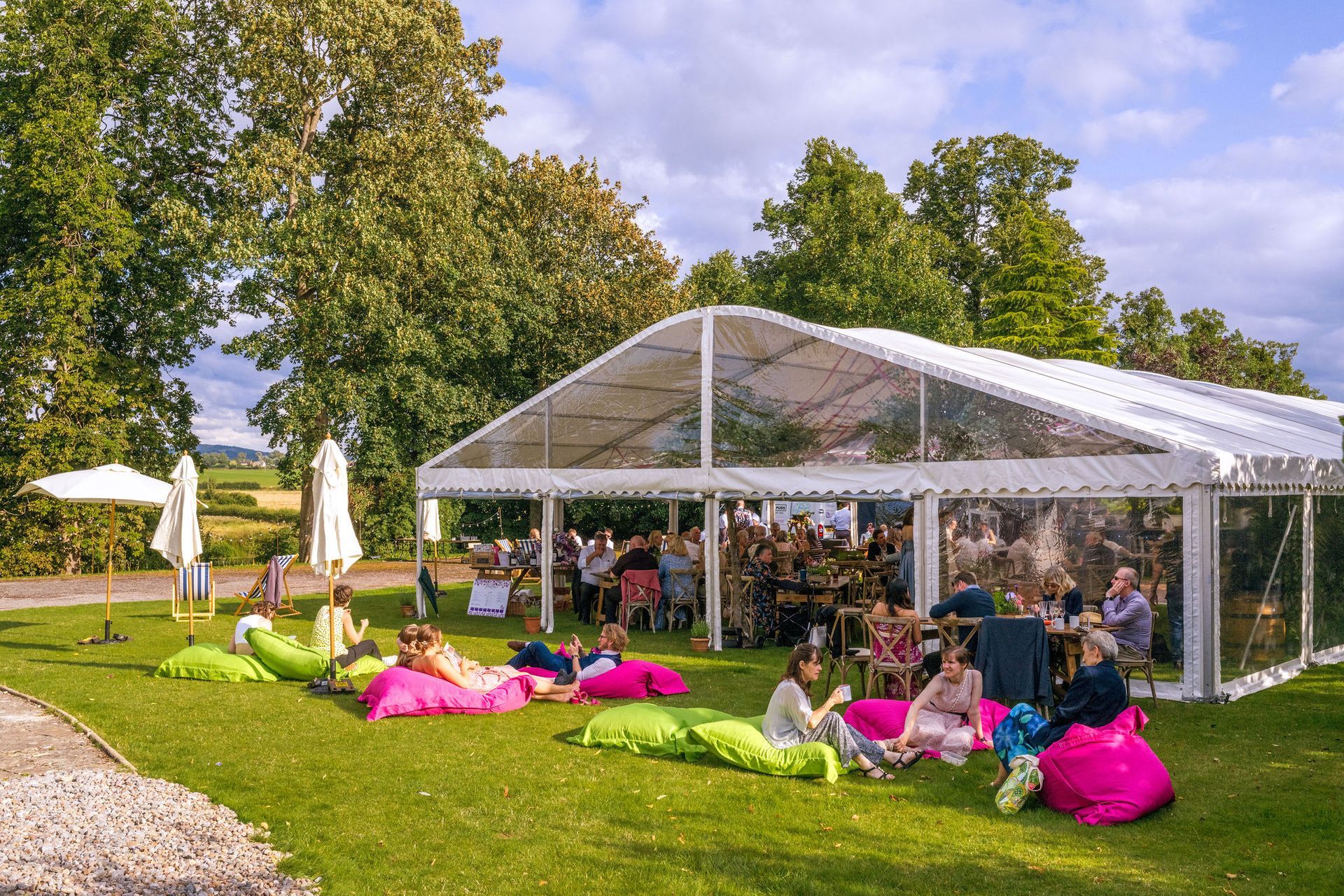 Gloucestershire wedding marquee hire