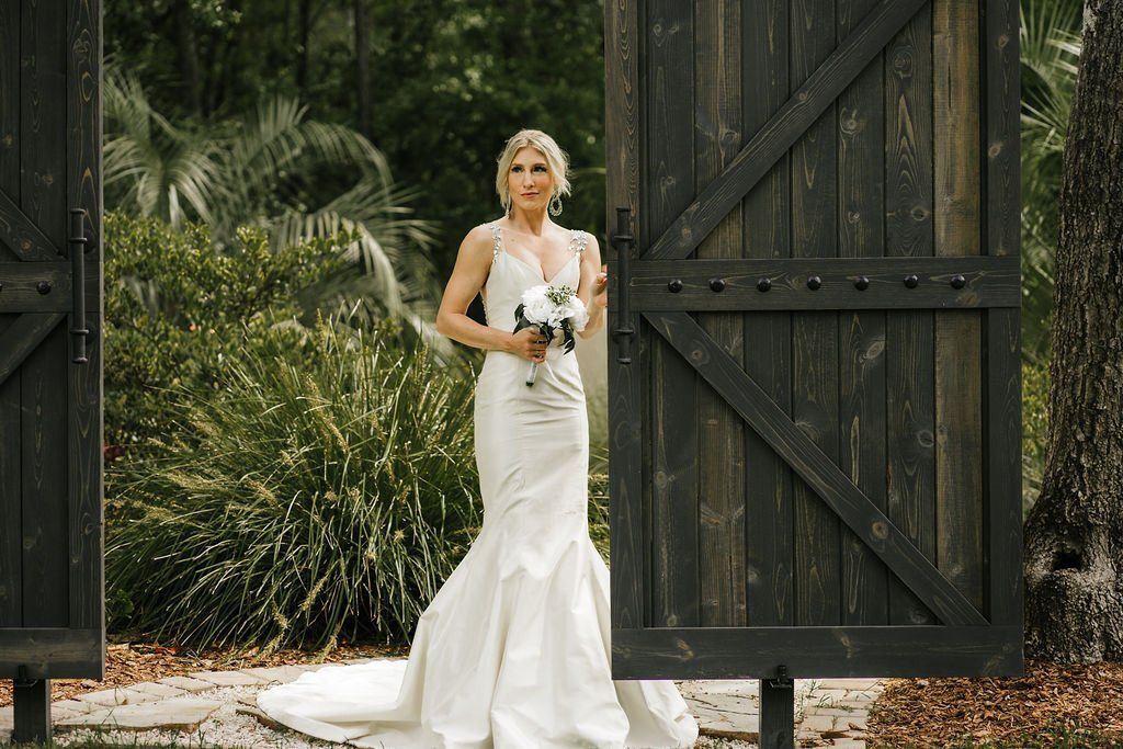 Bride model at Hart Meadows Ranch
