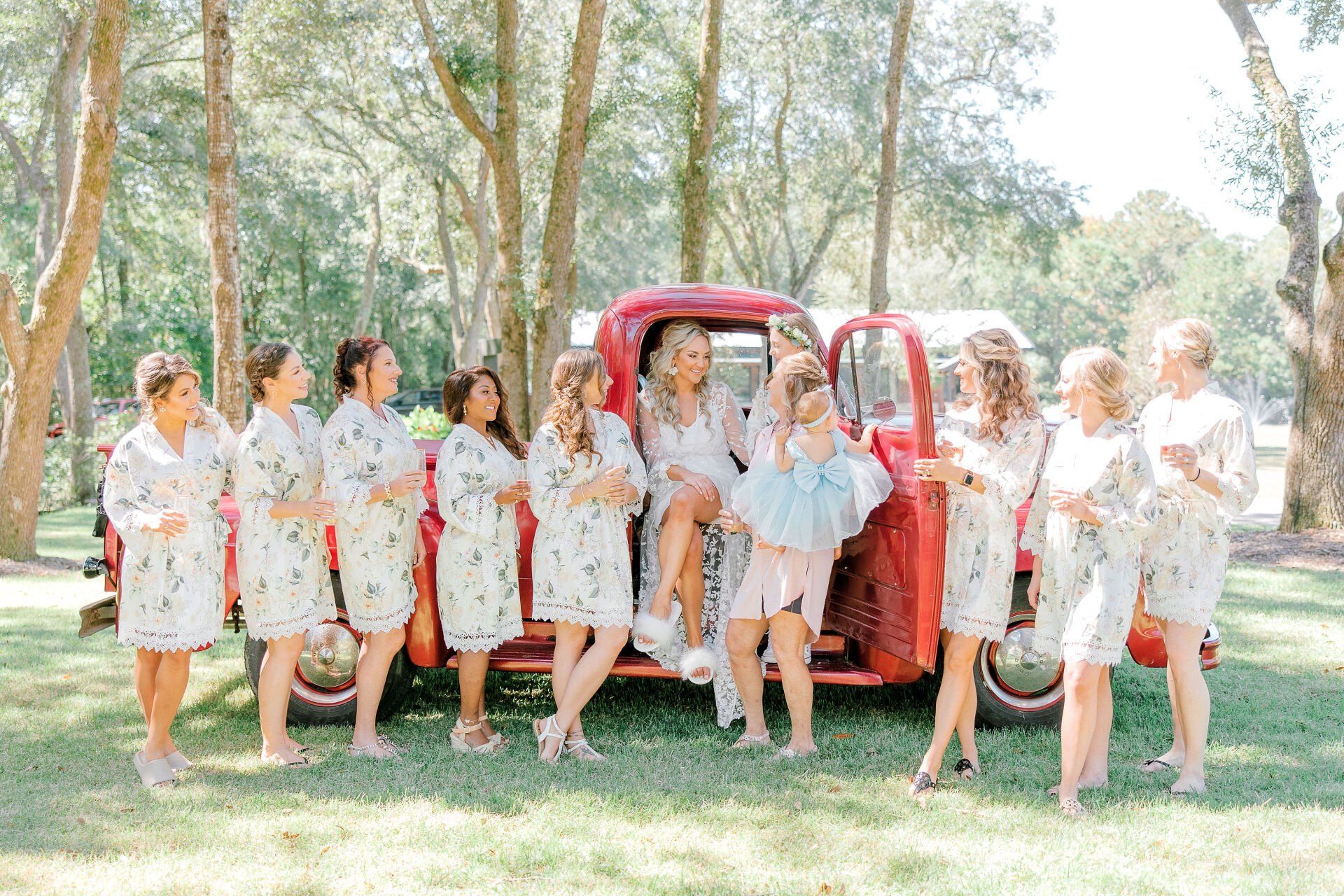 bridesmaids at Hart Meadows Ranch
