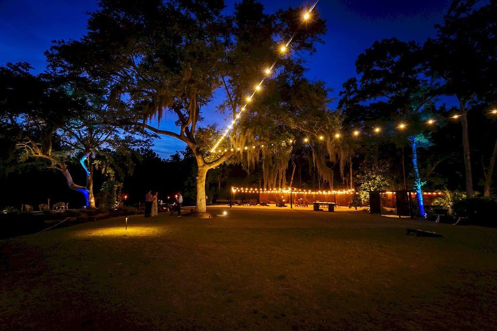 string lights Hart Meadows Ranch