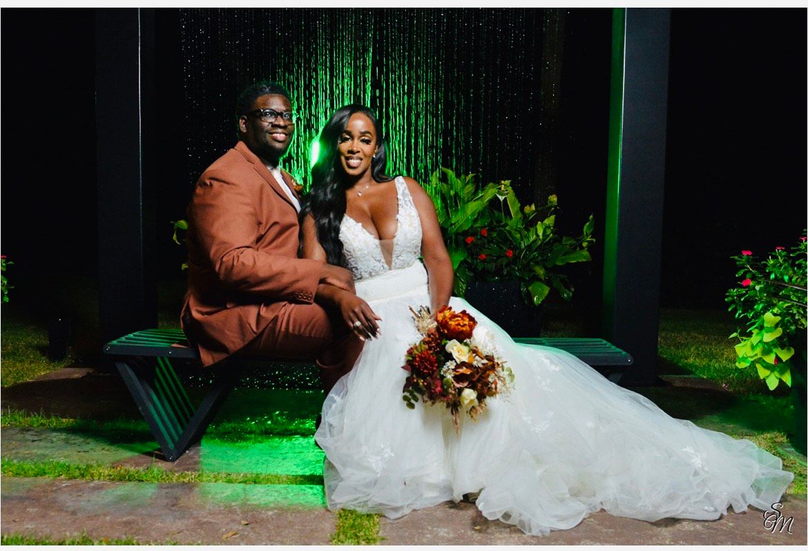African American couple at Rain Wall Hart Meadows Ranch
