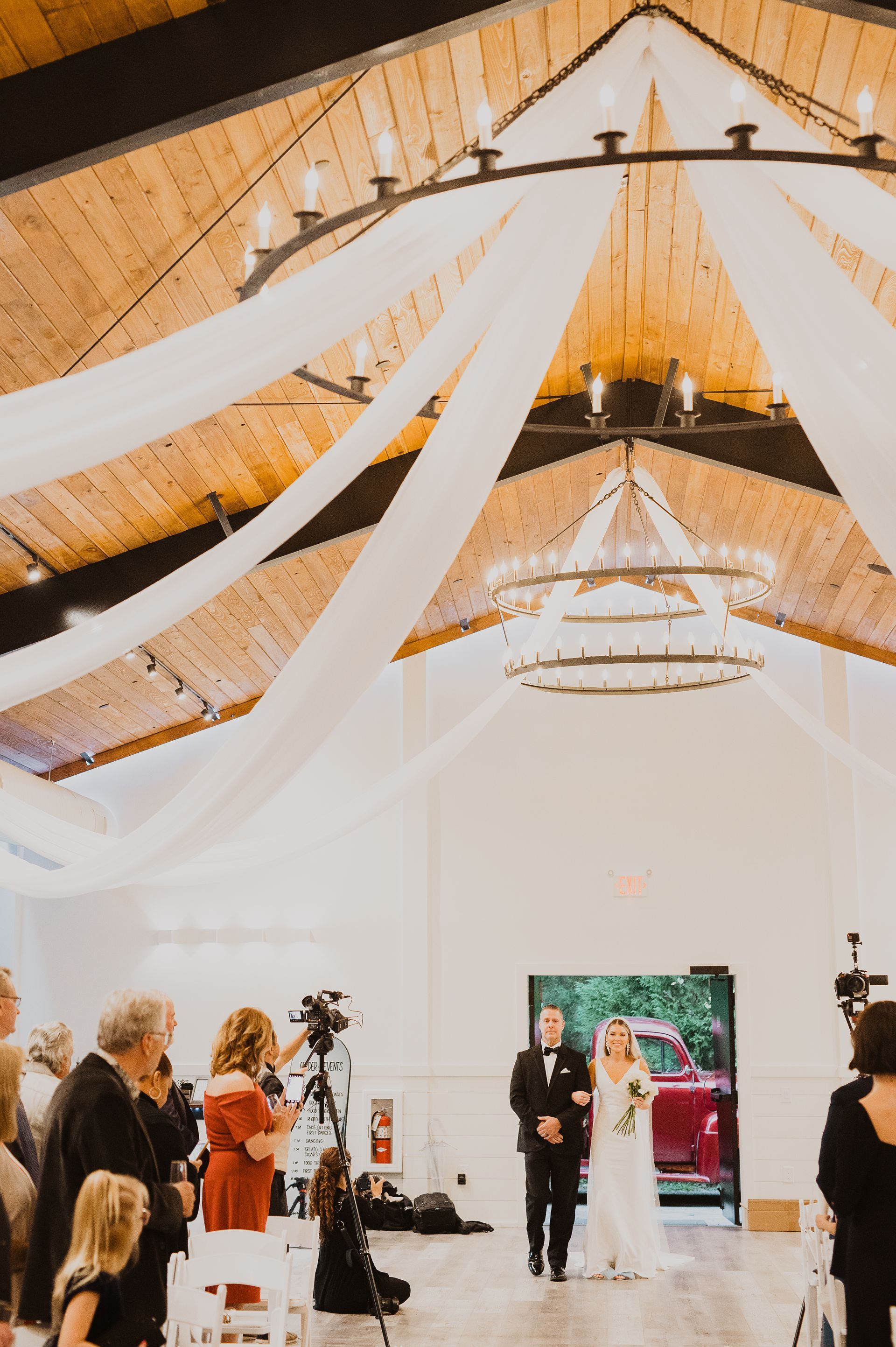 Lighting in Oak Hall Hart Meadows Ranch